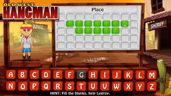 Play Old West HANGMAN