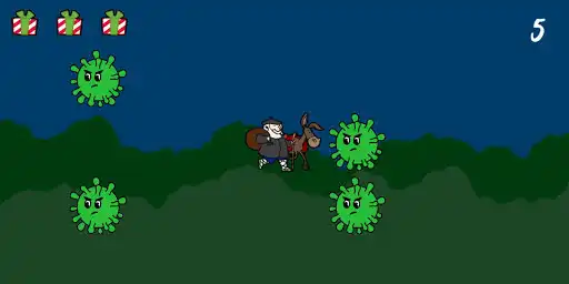 Play Olentzero eta Koronabirusa as an online game Olentzero eta Koronabirusa with UptoPlay