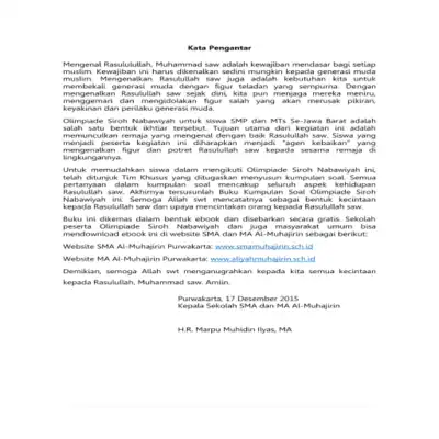 Play Olimpiade Siroh Nabi SAW