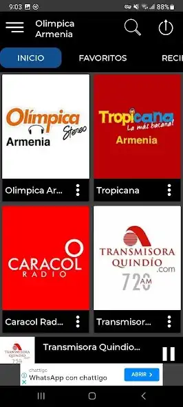 Play Olimpica Stereo Armenia Radio as an online game Olimpica Stereo Armenia Radio with UptoPlay