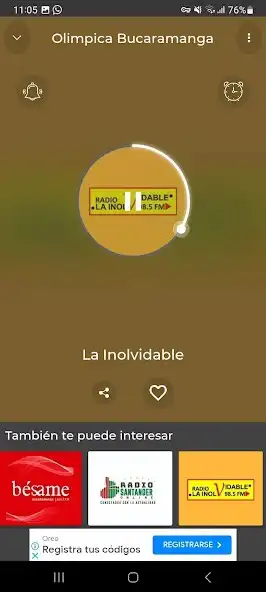 Play Olimpica Stereo Bucaramanga Fm  and enjoy Olimpica Stereo Bucaramanga Fm with UptoPlay