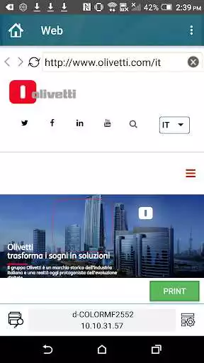 Play APK Olivetti Mobile Print  and enjoy Olivetti Mobile Print with UptoPlay com.kyocera.kyoprintolivetti