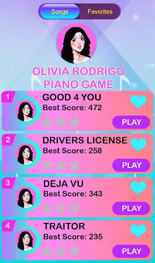 Play Olivia Rodrigo Piano Game  and enjoy Olivia Rodrigo Piano Game with UptoPlay