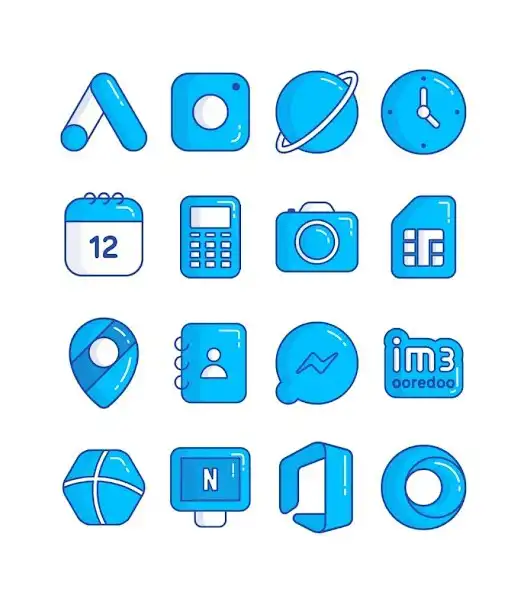 Play Olympia Blue - icon pack as an online game Olympia Blue - icon pack with UptoPlay