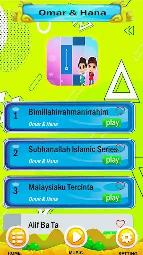 Play Omar Dan Hana Piano Tiles  and enjoy Omar Dan Hana Piano Tiles with UptoPlay