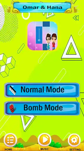 Play Omar Dan Hana Piano Tiles as an online game Omar Dan Hana Piano Tiles with UptoPlay