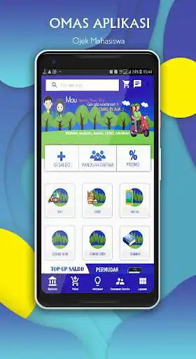 Play Omas - Ojek Mahasiswa as an online game Omas - Ojek Mahasiswa with UptoPlay