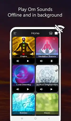 Play Om chanting with Healing Music  and enjoy Om chanting with Healing Music with UptoPlay