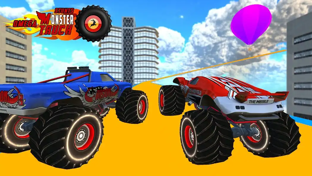 Play Omega Monster Truck stunt game  and enjoy Omega Monster Truck stunt game with UptoPlay