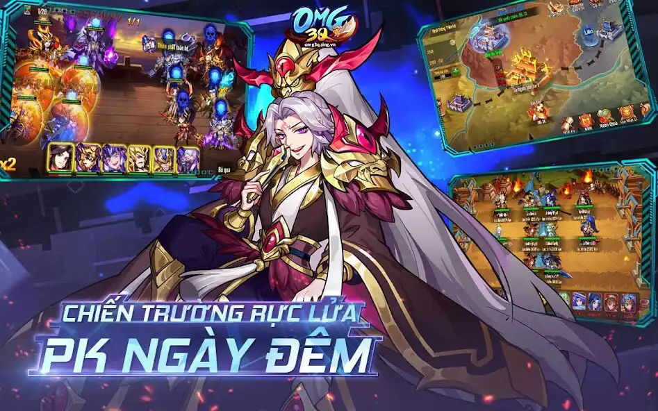 Play OMG 3Q - Đấu tướng Tam Quốc as an online game OMG 3Q - Đấu tướng Tam Quốc with UptoPlay