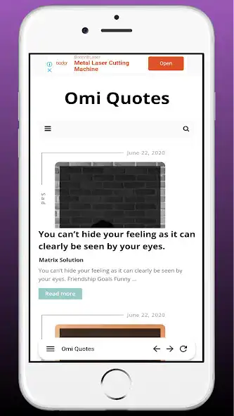 Play Omi Quotes - Quotes App as an online game Omi Quotes - Quotes App with UptoPlay