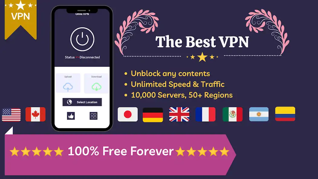 Play Omni VPN - VPN PROXY SERVER  IP CHANGER  and enjoy Omni VPN - VPN PROXY SERVER  IP CHANGER with UptoPlay