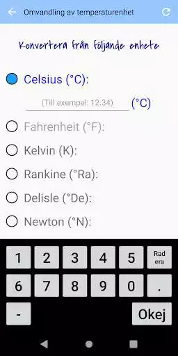 Play Omvandling av temperaturenhet  and enjoy Omvandling av temperaturenhet with UptoPlay