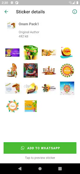 Play Onam Stickers Pro as an online game Onam Stickers Pro with UptoPlay