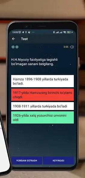 Play Ona tili va adabiyoti test DTM as an online game Ona tili va adabiyoti test DTM with UptoPlay