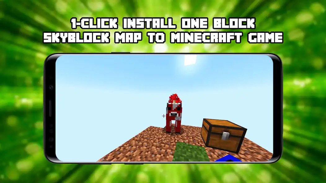 Play One Block Map for Minecraft as an online game One Block Map for Minecraft with UptoPlay