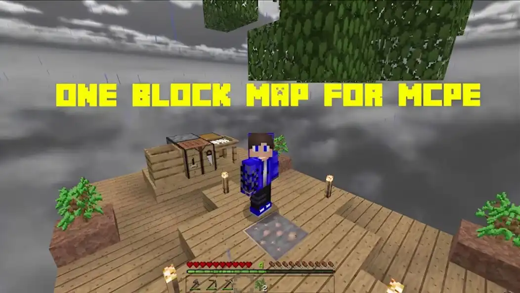 Play one block raft mcpe survival as an online game one block raft mcpe survival with UptoPlay