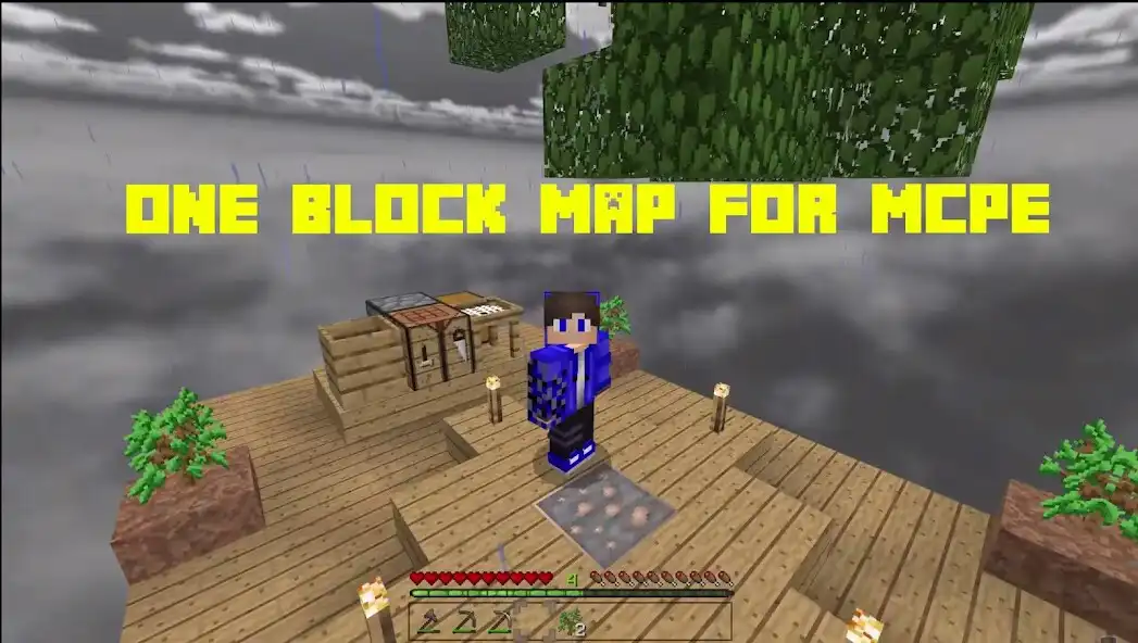 Play one block raft survival mcpe  and enjoy one block raft survival mcpe with UptoPlay