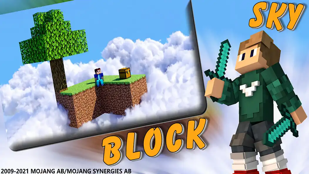 Play One Block Survival Map: Sky as an online game One Block Survival Map: Sky with UptoPlay