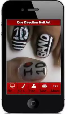 Play ONE DIRECTION NAIL ART