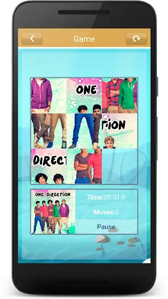 Play One Direction Slide Puzzle Game as an online game One Direction Slide Puzzle Game with UptoPlay