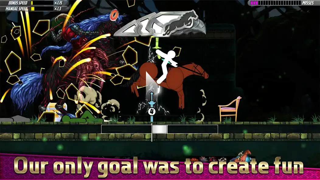 Play one finger death punch：world as an online game one finger death punch：world with UptoPlay
