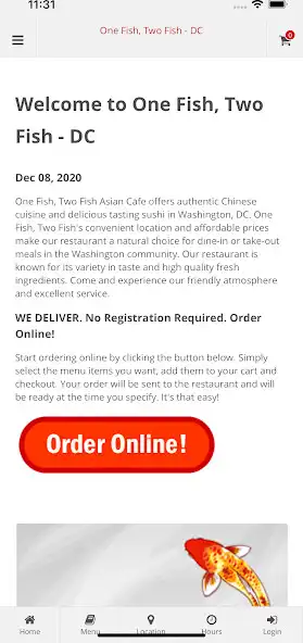 Play One Fish, Two Fish - DC Online Ordering as an online game One Fish, Two Fish - DC Online Ordering with UptoPlay