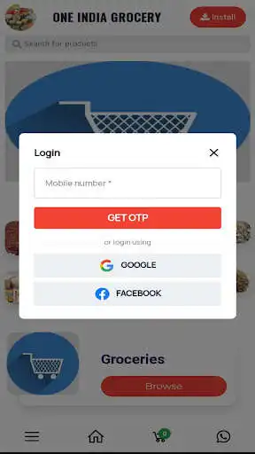 Play ONE INDIA GROCERY APP  and enjoy ONE INDIA GROCERY APP with UptoPlay