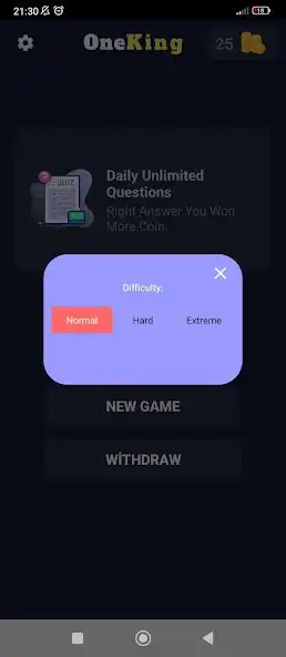 Play OneKing App as an online game OneKing App with UptoPlay