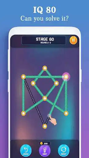 Play One Line Puzzle - One Rope as an online game One Line Puzzle - One Rope with UptoPlay