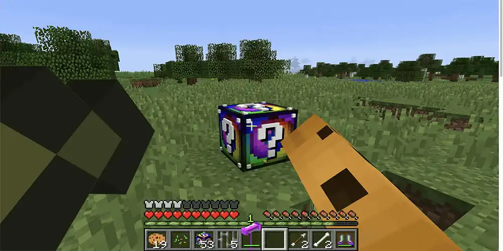 Play One lucky block survival mod as an online game One lucky block survival mod with UptoPlay