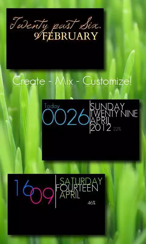 Play One More Clock Widget Free