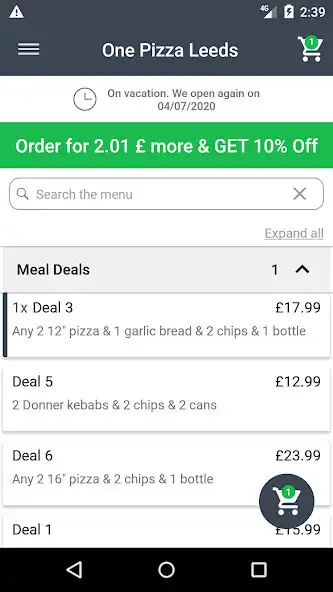 Play One Pizza Leeds as an online game One Pizza Leeds with UptoPlay
