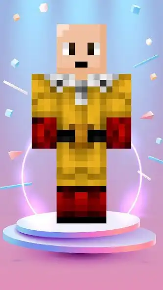 Play One Punch Man Skin Minecraft  and enjoy One Punch Man Skin Minecraft with UptoPlay