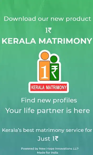 Play One Rupee Kerala matrimony  and enjoy One Rupee Kerala matrimony with UptoPlay