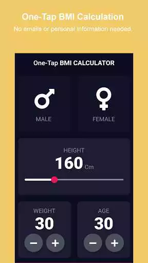 Play One-Tap BMI Calculator  and enjoy One-Tap BMI Calculator with UptoPlay