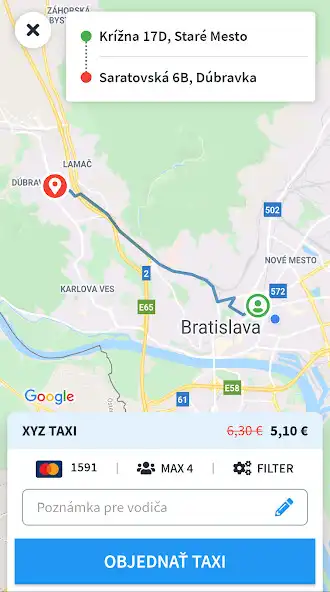 Play One TAXI Banská Bystrica as an online game One TAXI Banská Bystrica with UptoPlay