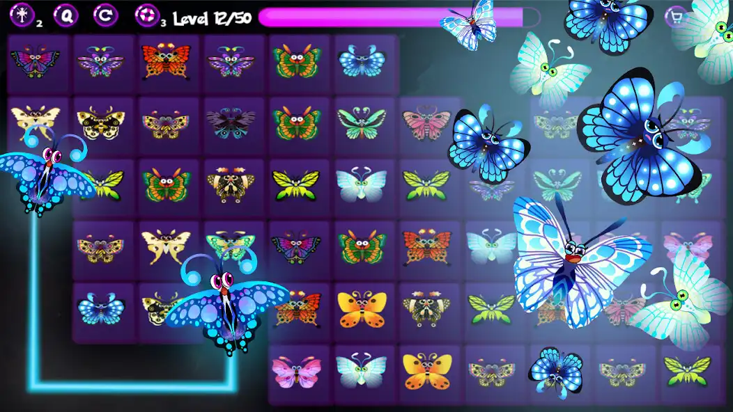 Play Onet Butterfly Classic as an online game Onet Butterfly Classic with UptoPlay