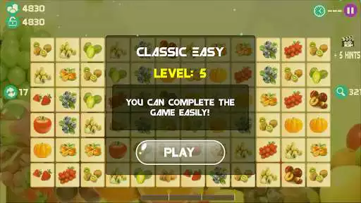 Play Onet Classic Fruit 2019 as an online game Onet Classic Fruit 2019 with UptoPlay