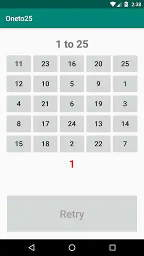 Play OneTo25  and enjoy OneTo25 with UptoPlay