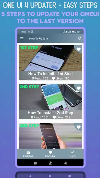 Play ONE UI 4 Updater - Easy Steps as an online game ONE UI 4 Updater - Easy Steps with UptoPlay