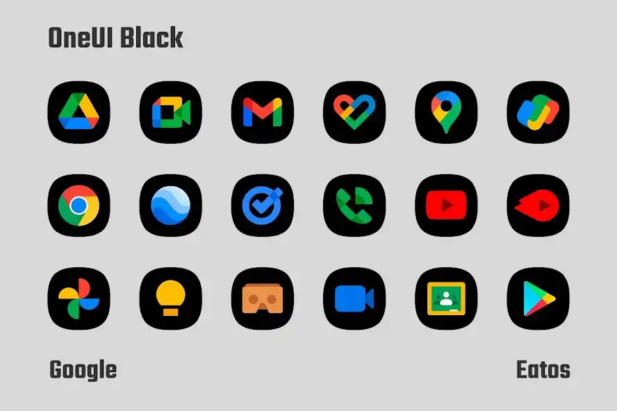 Play OneUI Black - Icon Pack as an online game OneUI Black - Icon Pack with UptoPlay