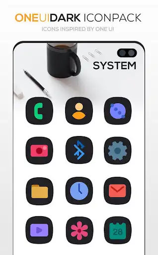 Play ONE UI DARK Icon Pack as an online game ONE UI DARK Icon Pack with UptoPlay