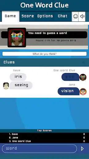 Play One Word Clue Same Room Multiplayer Game  and enjoy One Word Clue Same Room Multiplayer Game with UptoPlay