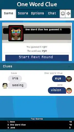 Play One Word Clue Same Room Multiplayer Game as an online game One Word Clue Same Room Multiplayer Game with UptoPlay