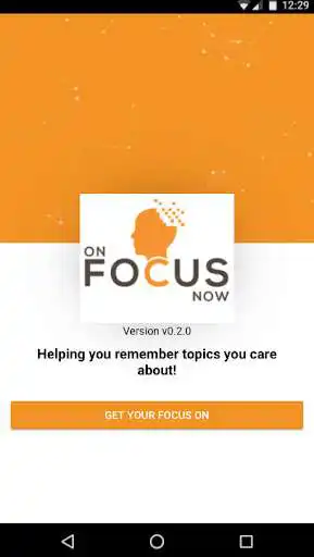 Play On Focus Now  and enjoy On Focus Now with UptoPlay