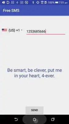 Play online2sms : Worldwide Unlimited Free SMS