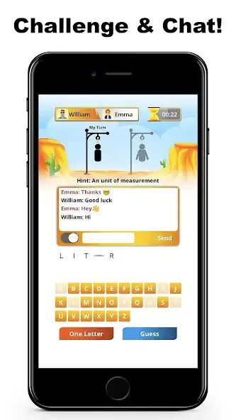 Play Online Hangman Word Game as an online game Online Hangman Word Game with UptoPlay