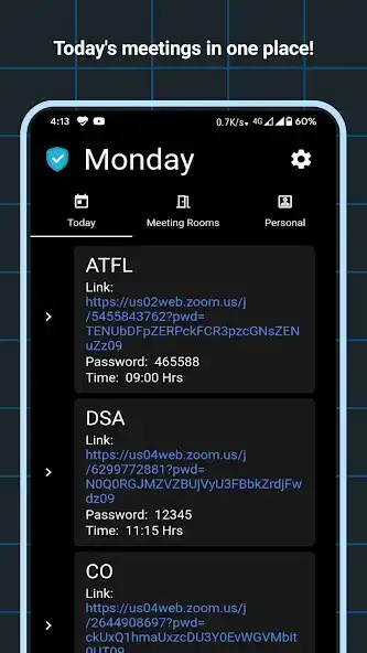 Play Online Meetings Reminder - Monday  and enjoy Online Meetings Reminder - Monday with UptoPlay