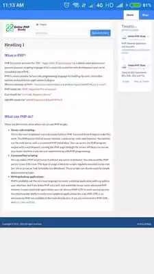 Play Online PHP Study